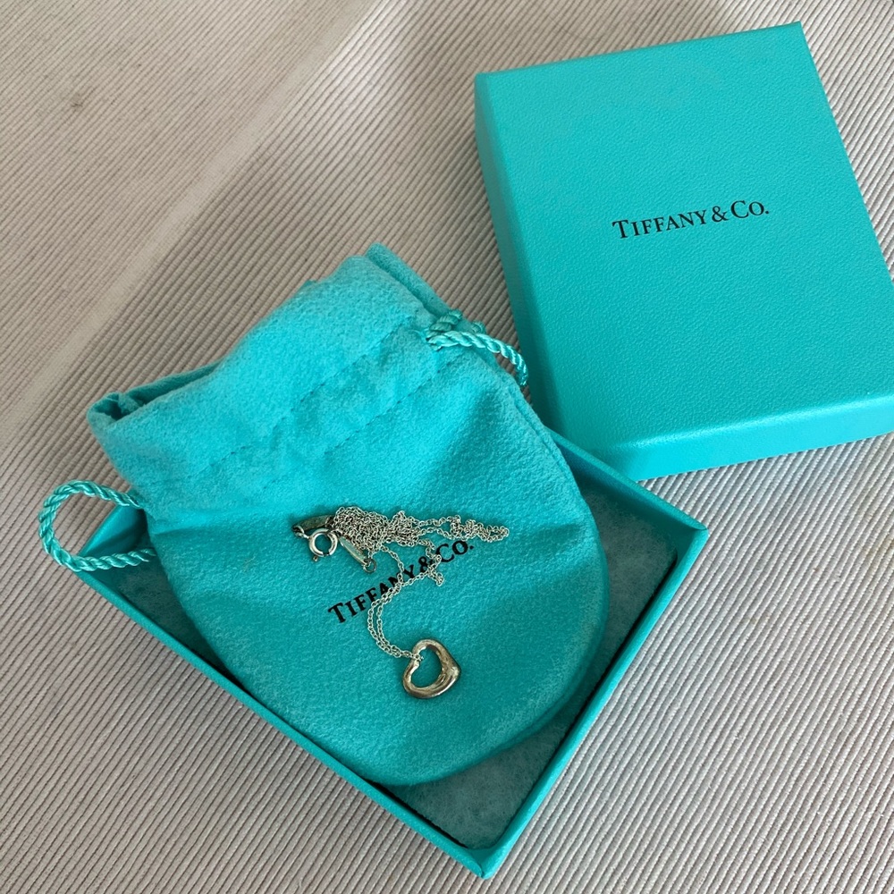 Tiffany Open Heart Pendant Necklace